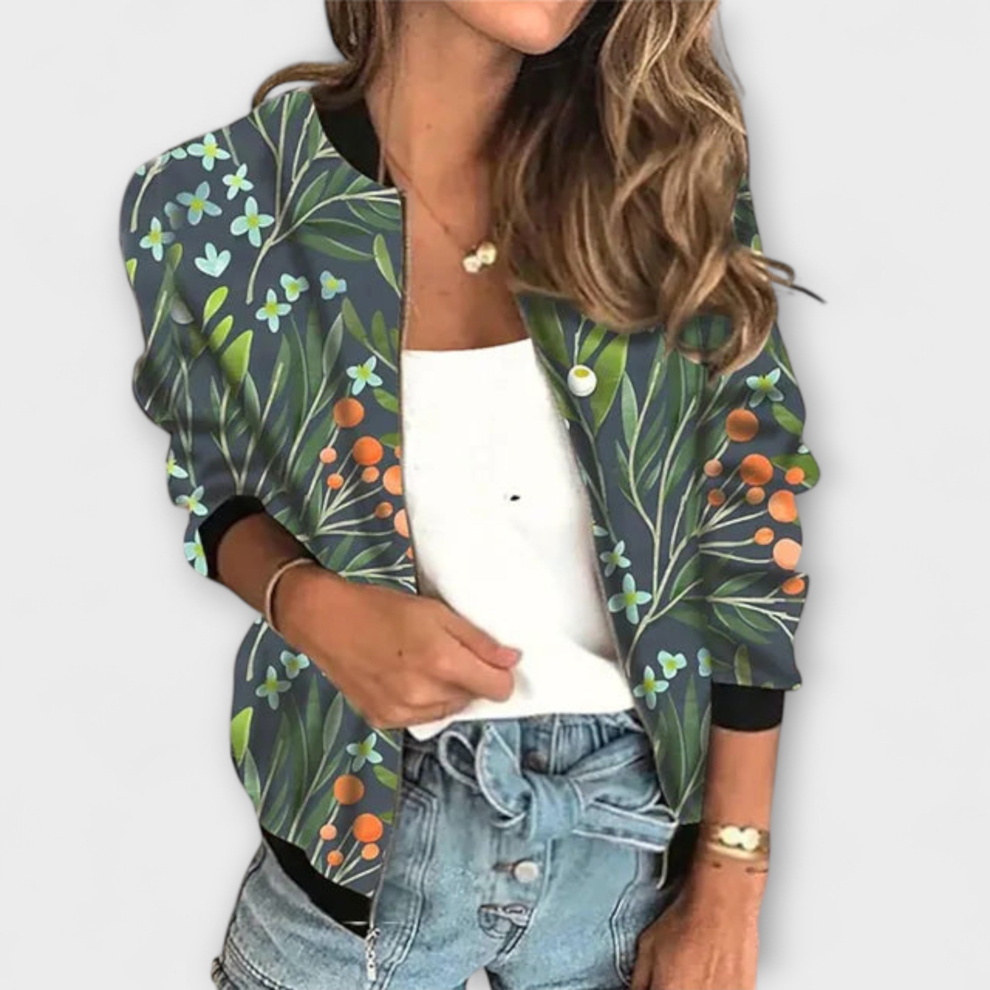 Lucía | Abrigo Estampado Elegante