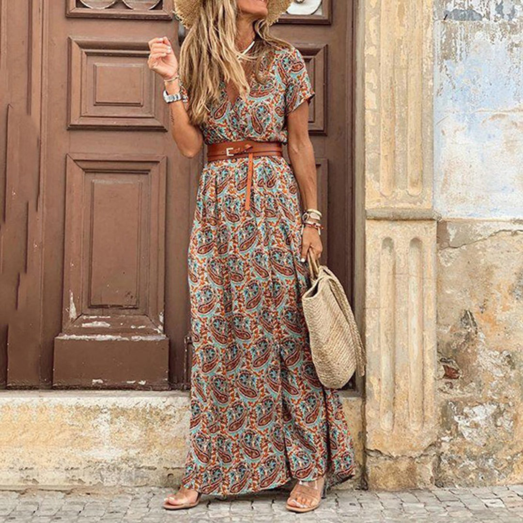 Sara | Vestido Maxi de Piel