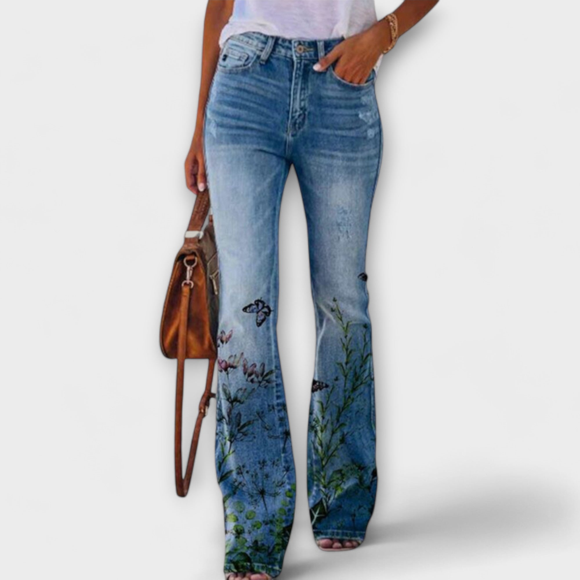 Jacinta | Pantalón Floral Elegante
