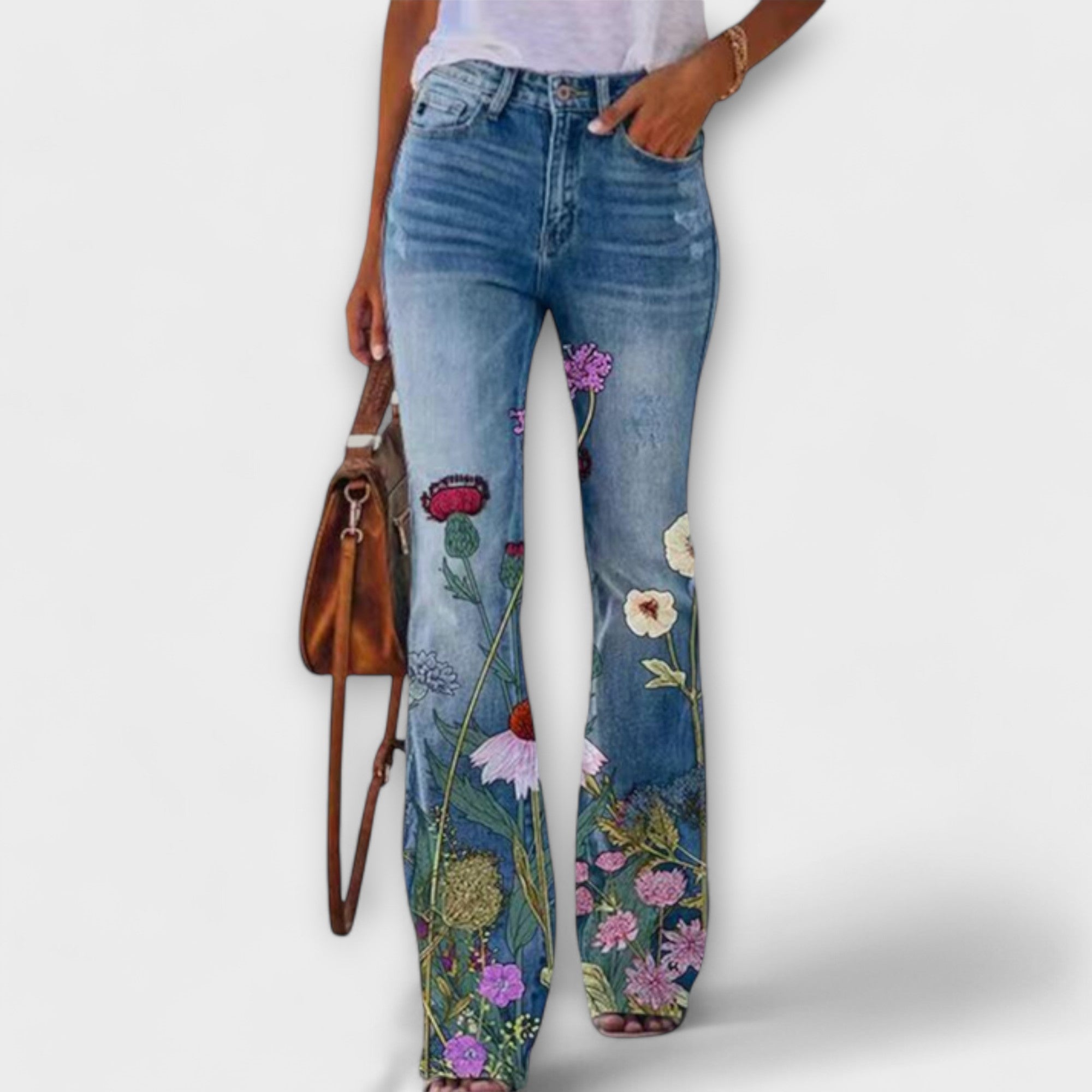 Jacinta | Pantalón Floral Elegante
