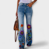 Jacinta | Pantalón Floral Elegante