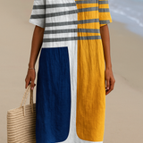 Adriana | Vestido Maxi a Rayas