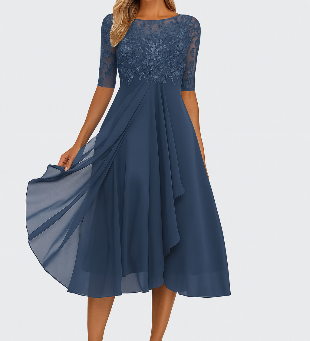 Noelia | Vestido Midi Bordado