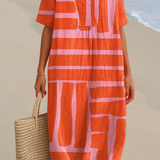 Florencia | Vestido a Rayas Suelto