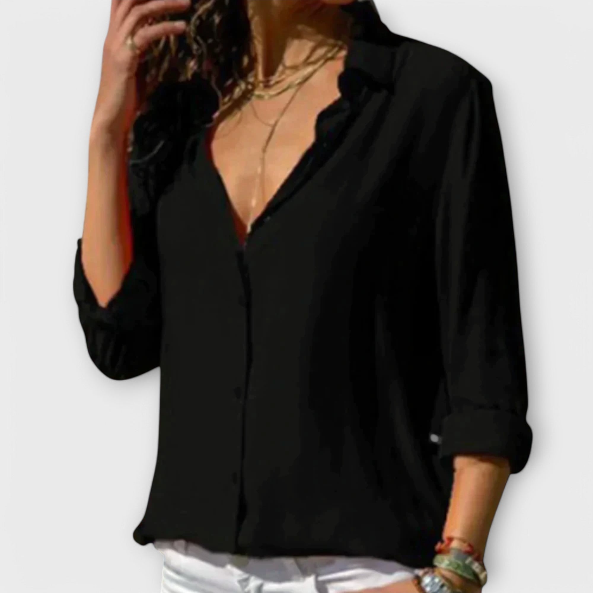 Emilia | Blusa Bordada Sofisticada