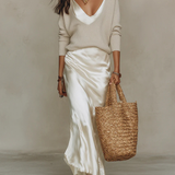 Elena | Vestido Satinado Midi