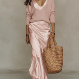 Elena | Vestido Satinado Midi