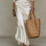 Elena | Vestido Satinado Midi