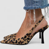 Fabiola | Tacones Estampados de Terciopelo