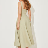 Francisca | Vestido Midi Fluido