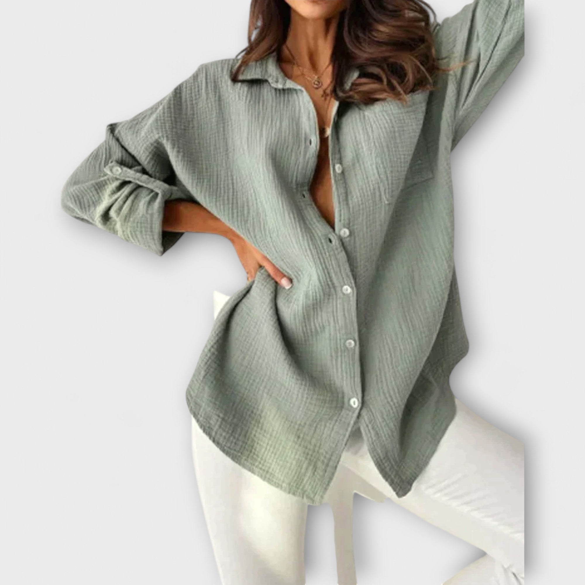 Esperanza | Blusa Corta de Piel