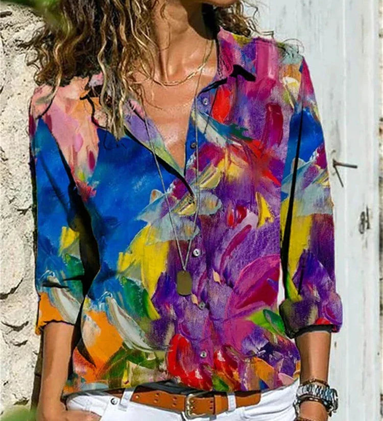 Penélope | Blusa de Piel Elegante
