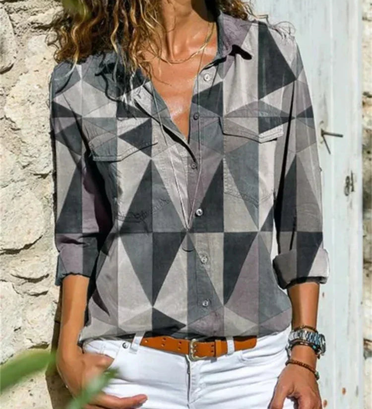 Penélope | Blusa de Piel Elegante