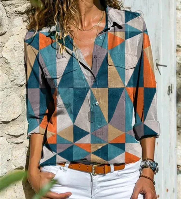 Paula | Blusa de Piel Elegante