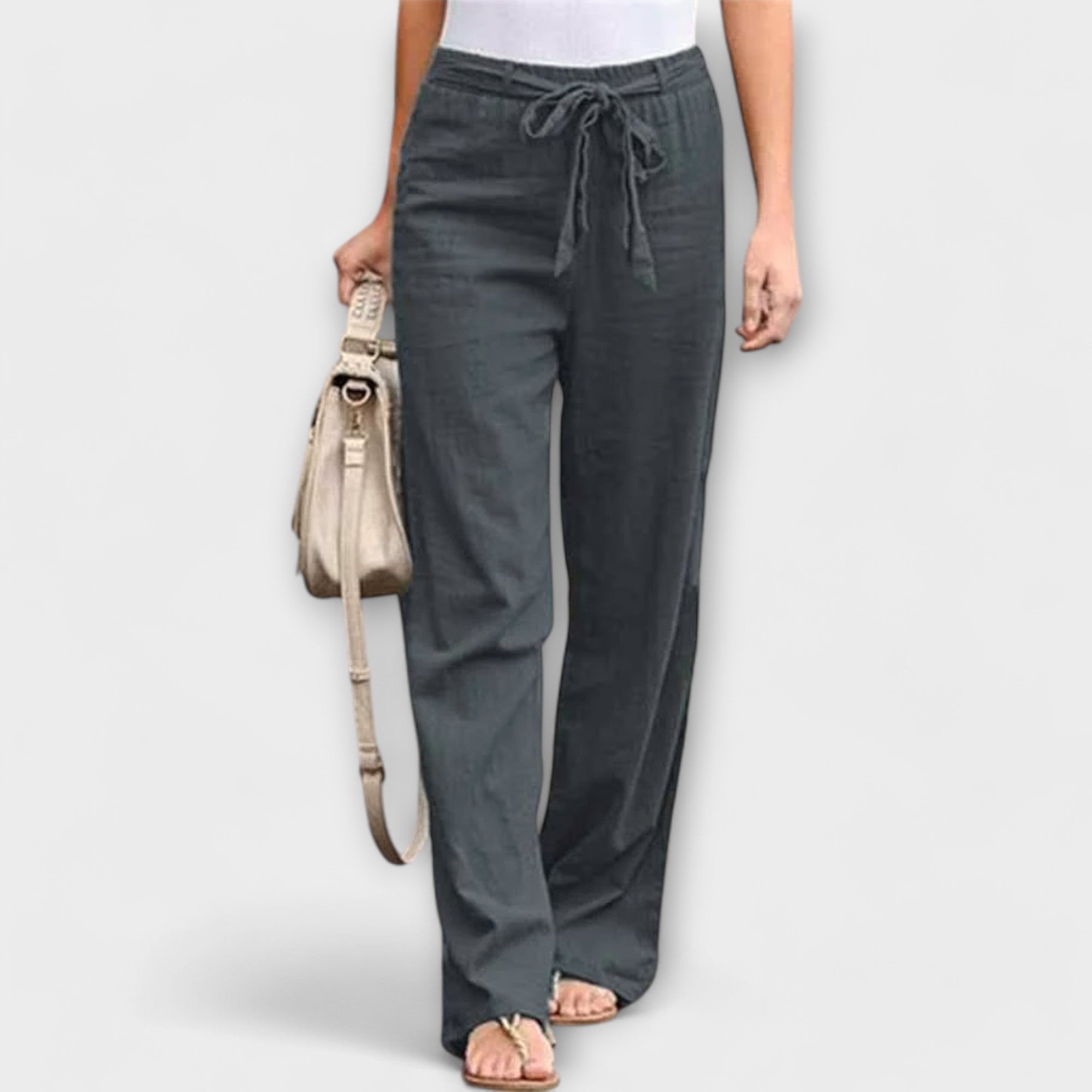 Carolina | Pantalón de Lino Holgado