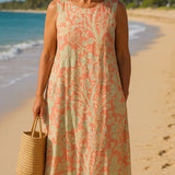Virginia | Vestido Floral de Piel
