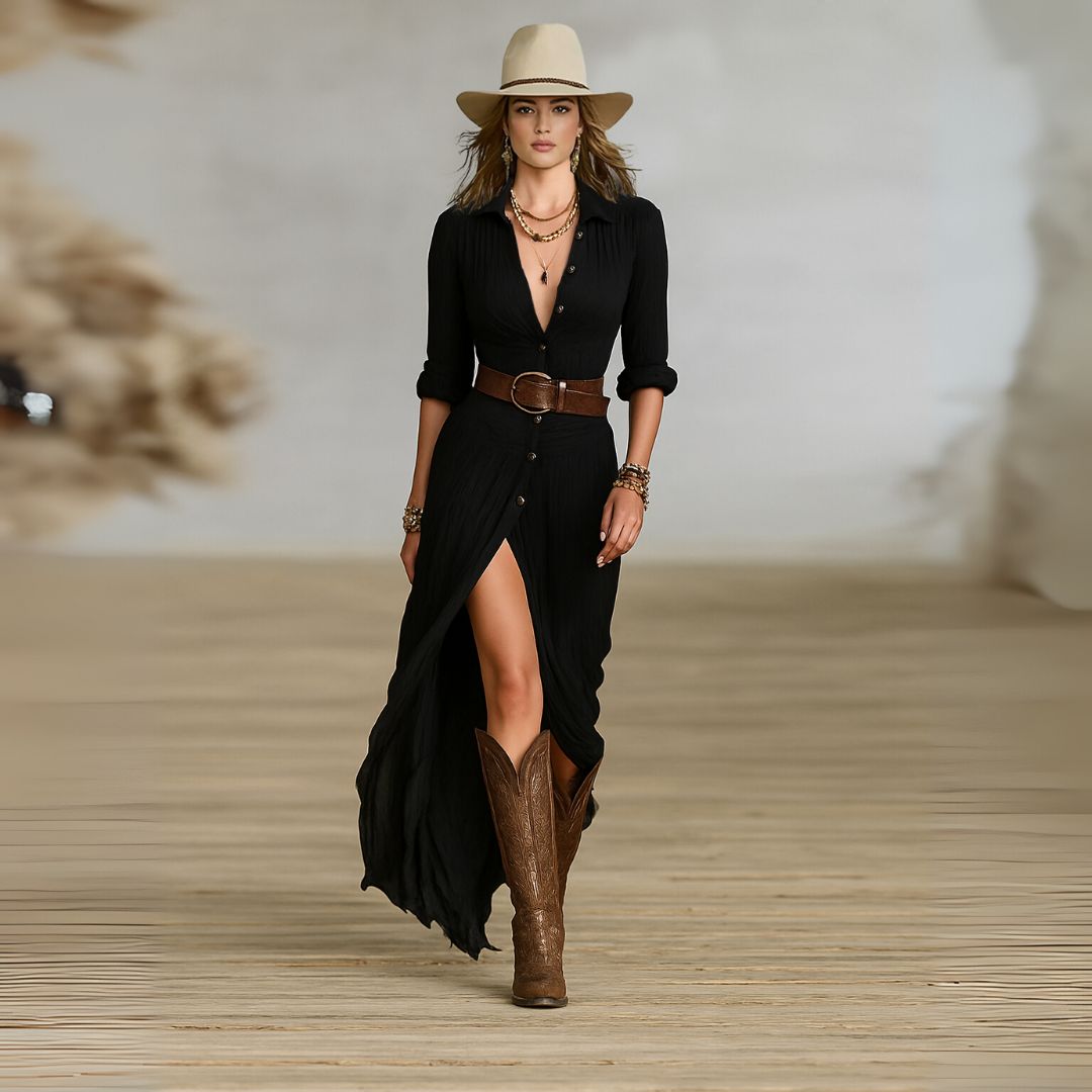 Virginia | Vestido Maxi Fluido