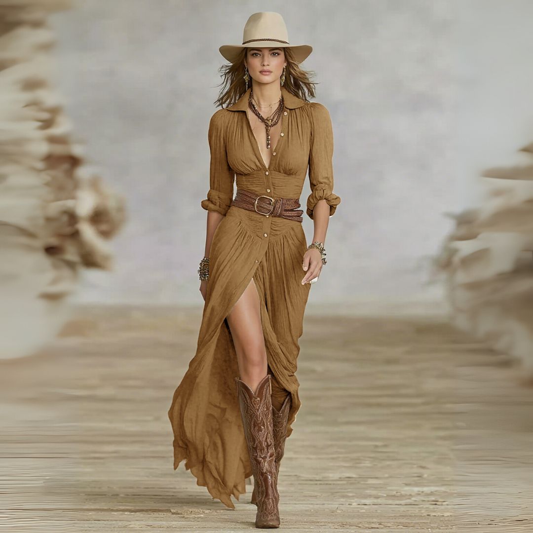 Virginia | Vestido Maxi Fluido
