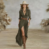 Virginia | Vestido Maxi Fluido