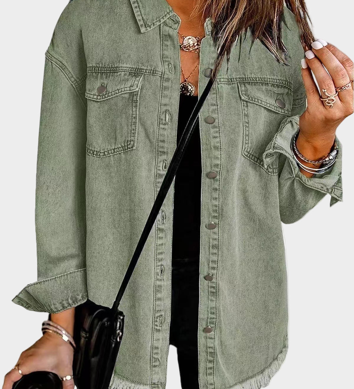 Rosa | Chaqueta Larga Denim