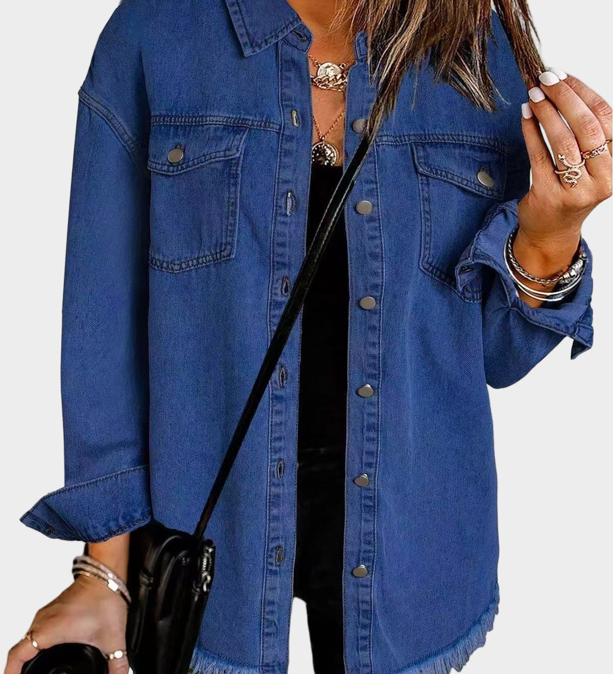 Rosa | Chaqueta Larga Denim