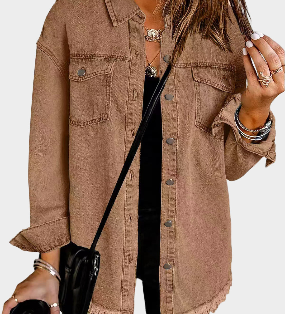 Rosa | Chaqueta Larga Denim