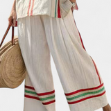 Eva | Conjunto a Rayas de Lino