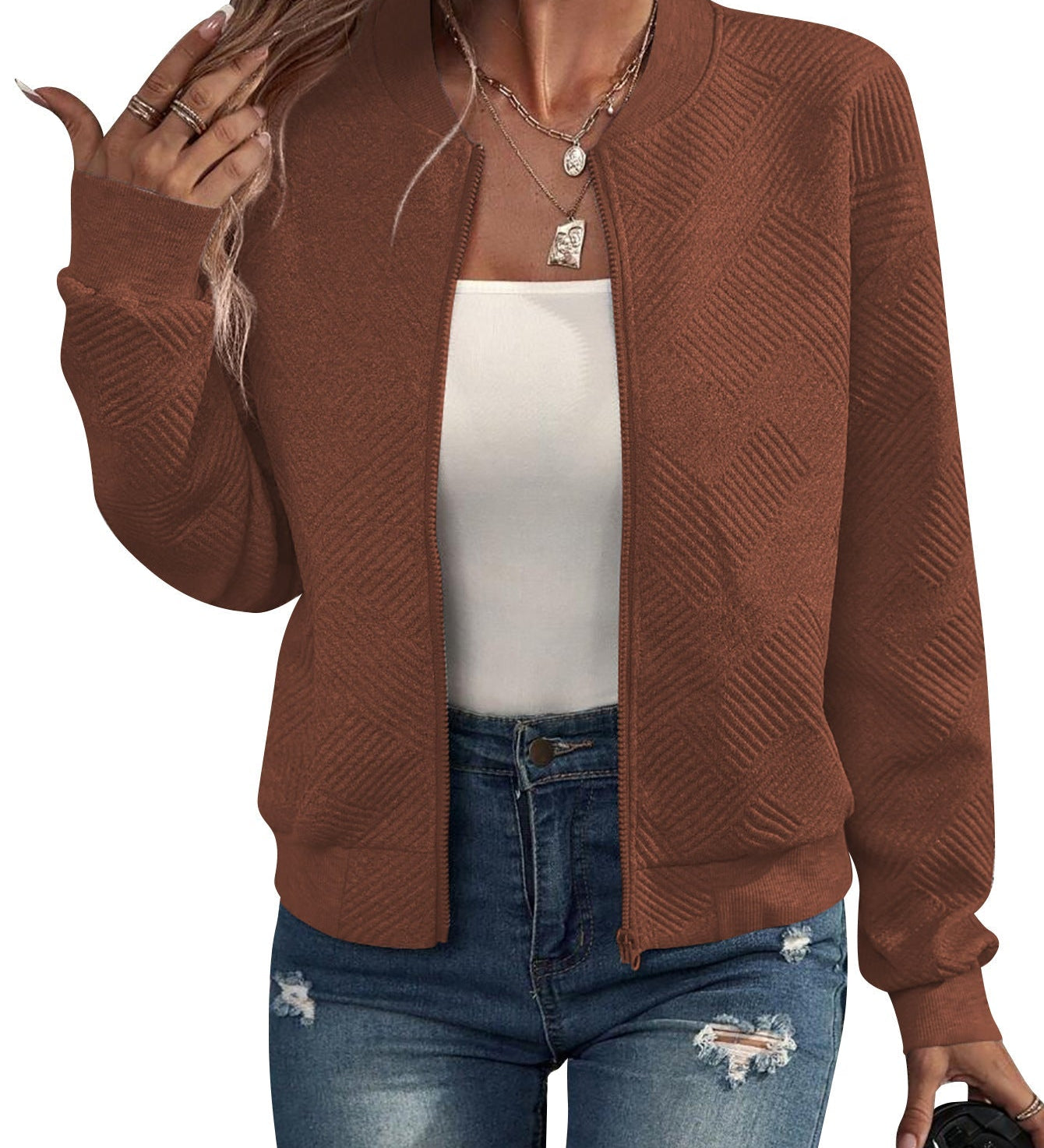 Paula | Chaqueta Geométrica Elegante