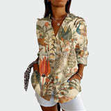 Marisa | Camisa Floral Manga Larga