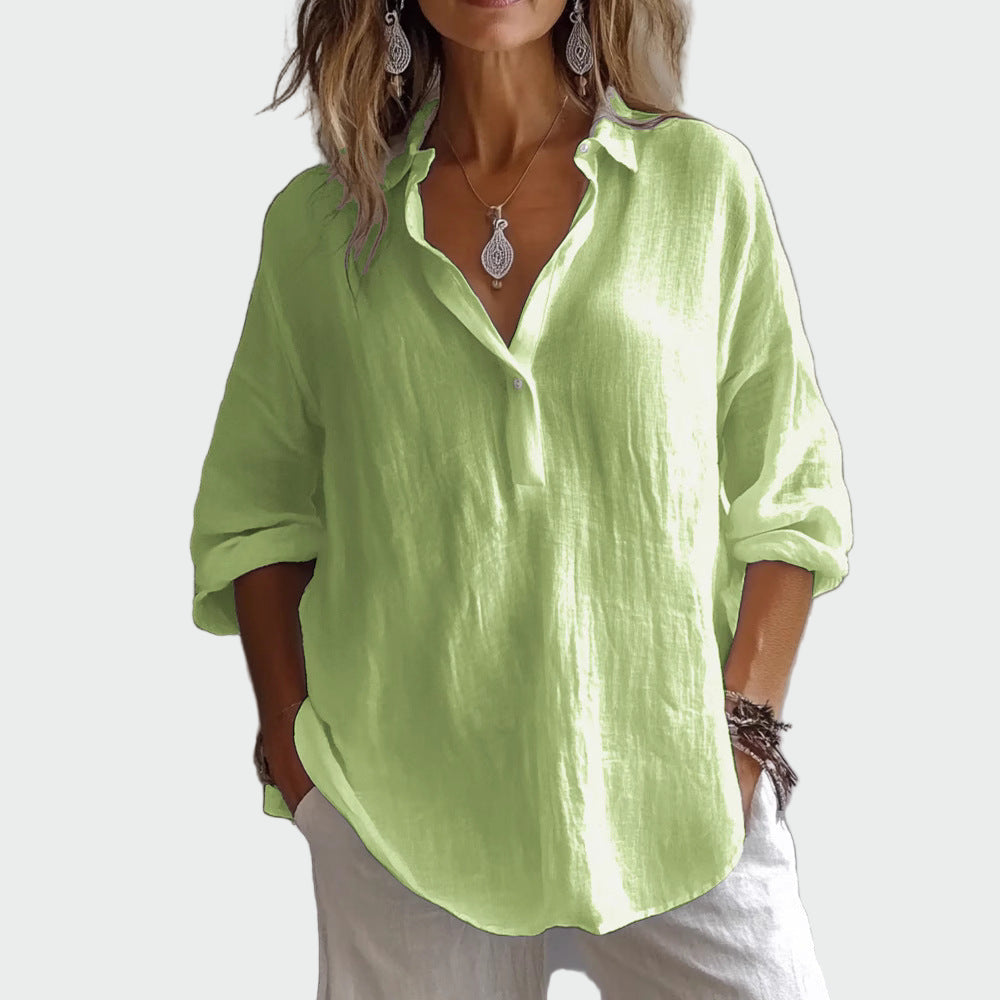 Rosario | Blusa de Lino Suelta