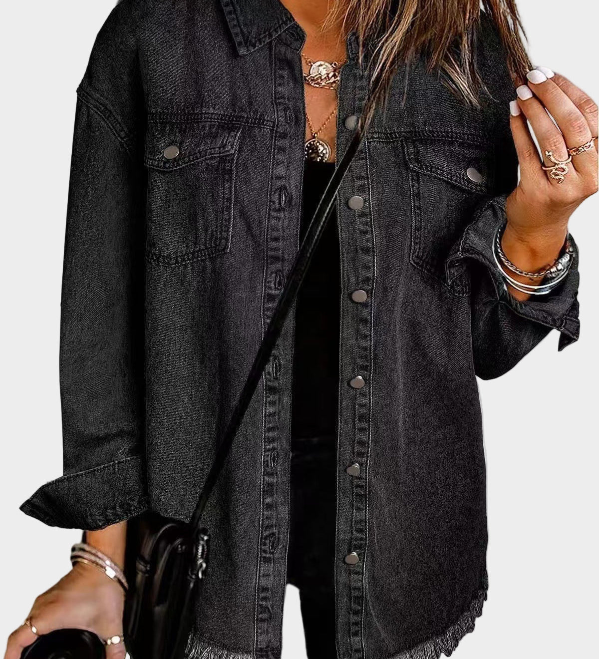 Rosa | Chaqueta Larga Denim