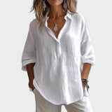 Rosario | Blusa de Lino Suelta