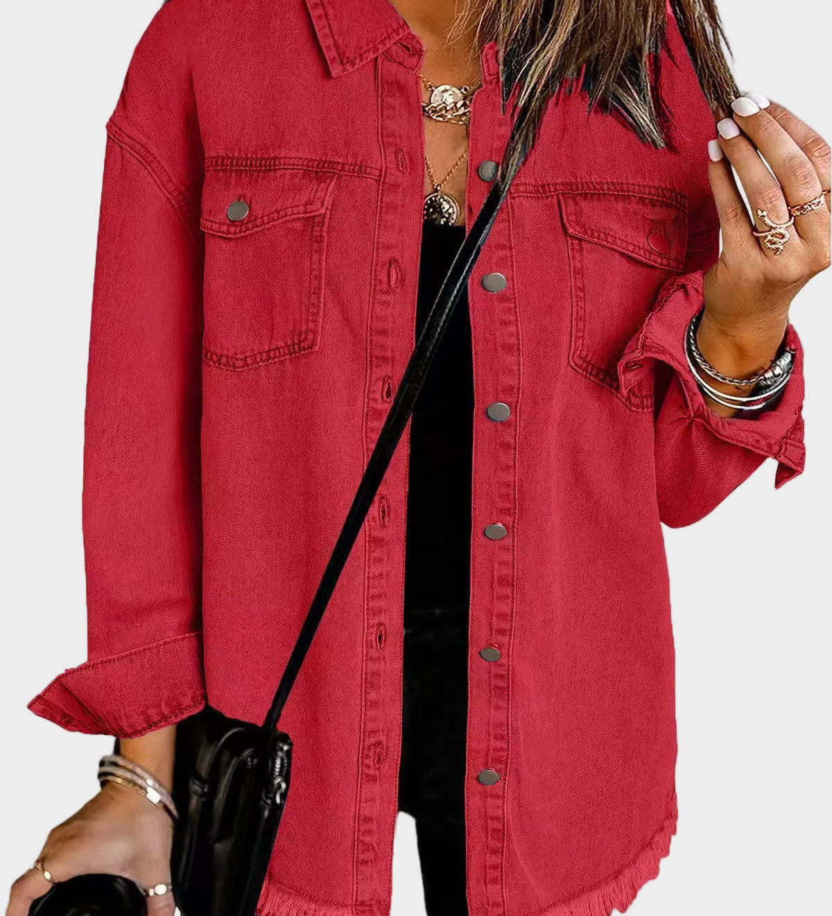 Rosa | Chaqueta Larga Denim