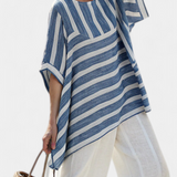 Estela | Conjunto a Rayas de Lino