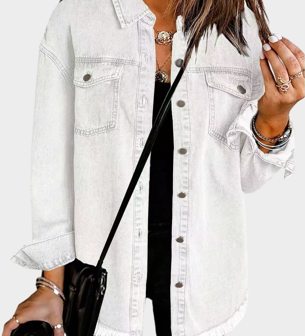 Rosa | Chaqueta Larga Denim
