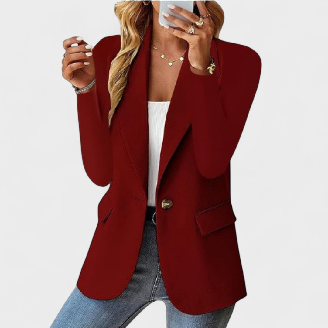 Edurne | Blazer de Piel Elegante