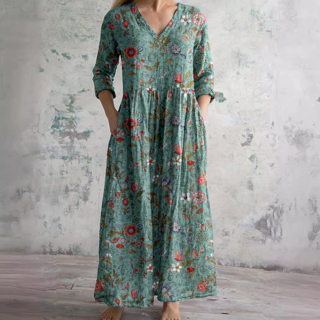 Violeta | Vestido Maxi Floral