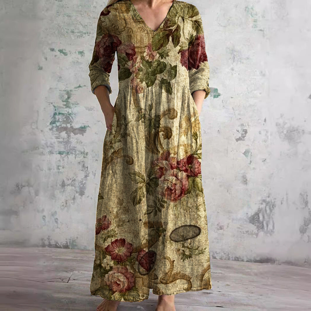 Violeta | Vestido Maxi Floral