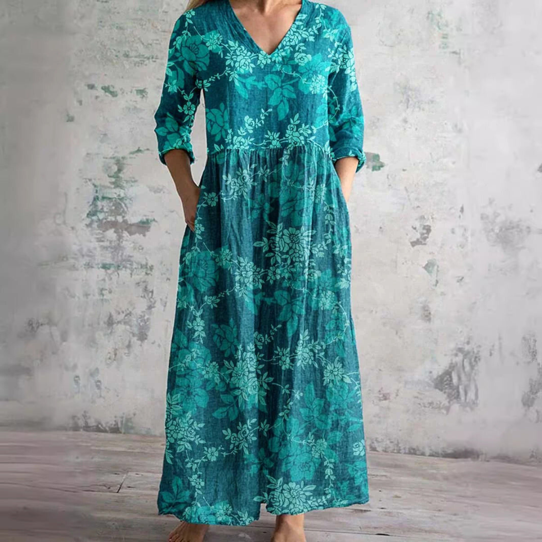 Violeta | Vestido Maxi Floral