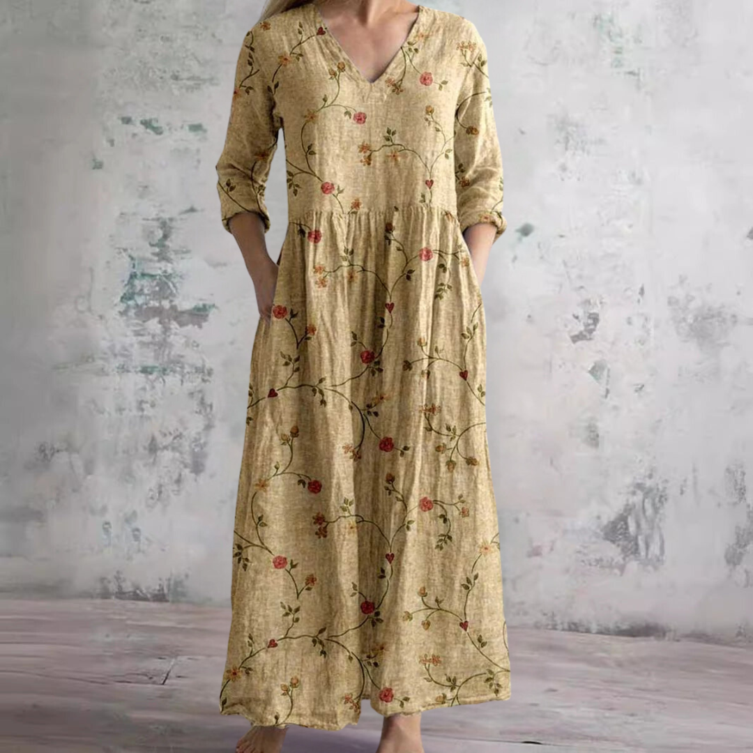 Violeta | Vestido Maxi Floral