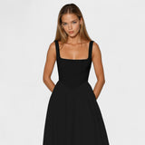 Eva | Vestido Midi Fluido