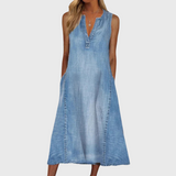 Cristina | Vestido Midi Denim