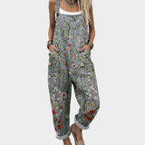 Olga | Mono Estampado con Tirantes
