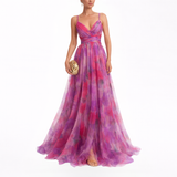 Giselle | Vestido Maxi Encantador con Estampado Floral