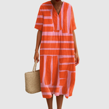 Florencia | Vestido a Rayas Suelto