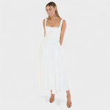 Eva | Vestido Midi Fluido