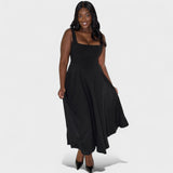 Eva | Vestido Midi Fluido