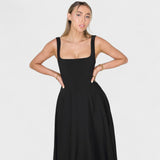 Eva | Vestido Midi Fluido