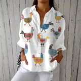 Eloísa | Blusa Estampada de Lino