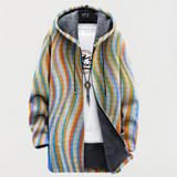 Berta | Abrigo a Rayas Casual